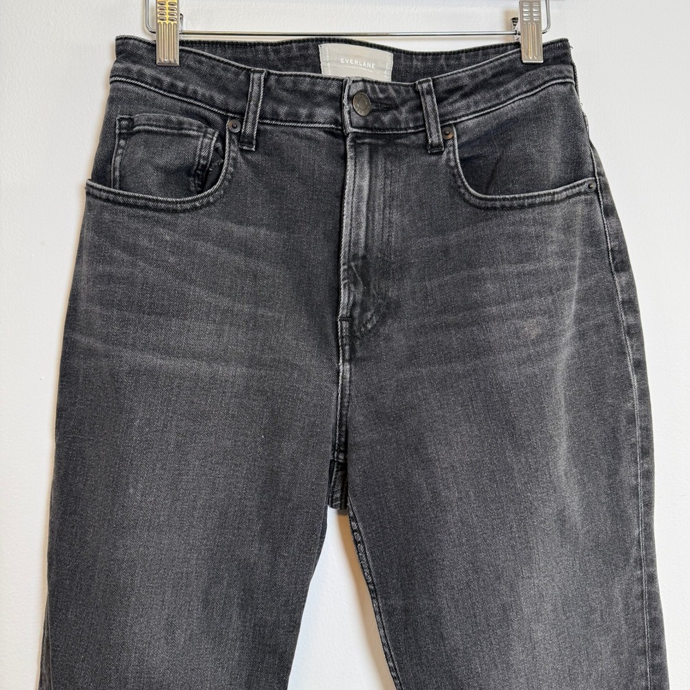 Everlane The Curvy Cheeky Jean Black Wash Denim High Rise Size 28 - Picture 4 of 9